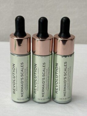 Makeup Revolution Beauty Liquid Highlighter, Mermaid's Scales 3 Pack